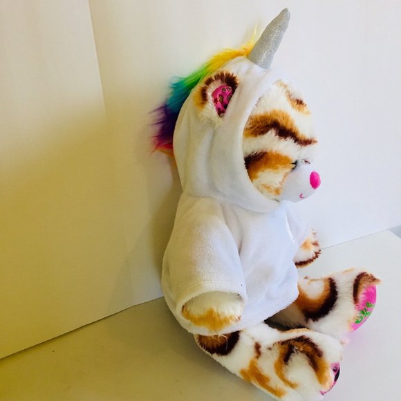 BAB Girl Scout S’mores Bear Plush 15” Caramel Swirl S'mores with Unicorn Hoodie - Picture 2 of 10